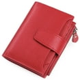 thumbnail image 6 of Supply Rfid Women's Leather Short Wallet Milled First Layer Cowhide Wallet, 6 of 18