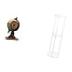 thumbnail image 5 of Figura de escritorio,Reloj de mesa con figura de globo terráqueo,decoración para oficina y hogar,Reloj de escritorio,figura decorativa,decoración para el hogar,Mesa auxiliar redonda,Mesa, 5 of 8