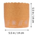thumbnail image 2 of unbranded Large Baking Cups with Sunflower Pattern for Decor Made of Kraft Paper 6 Inches, 2 of 3