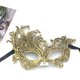 thumbnail image 3 of Máscara de mascarada para mujer Máscara de encaje dorado Máscaras venecianas florales para baile de máscaras, fiesta de Halloween (2 piezas) ShuxiuWang 1327537080282, 3 of 4