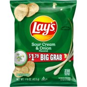 Lay's Potato Chips Sour Cream & Onion Flavored 1 1/2 Oz(packaging may vary)