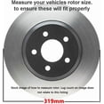 thumbnail image 2 of Detroit Axle - Front Brake Kit for 2003-2009 Toyota 4Runner 2005-2023 Tacoma 2007-2014 FJ Cruiser, Drilled & Slotted Brake Rotors and Ceramic Brakes Pads: 12.56" inch Rotor, 2 of 8