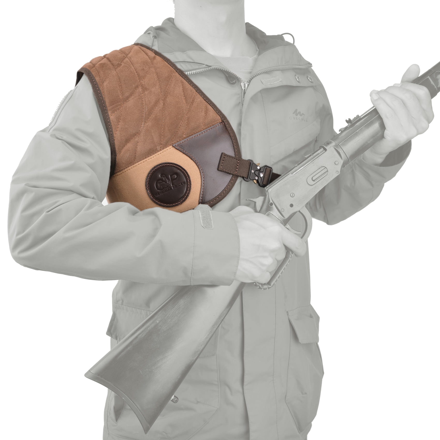 Wayne's Dog Padded Shooting Right Shoulder Recoil Pad , Shoulder Shield Protection for Right Chest / Shoulder