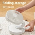 thumbnail image 2 of Portable Versatile 4-Season Fan with Flexible Wireless Folding Wall Hanging Year-Round Comfort White, 2 of 10