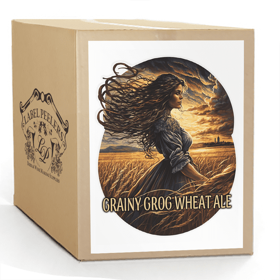 Label Peelers Grainy Grog Wheat Ale Beer Kit
