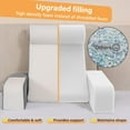 thumbnail image 3 of Reading Pillow With Adjustable Arms Headrest Zoned Foam Support XL Side Pockets Removable Cover Back Support Chair For Reading Gaming PostSurgery Recovery In Bed Or Floor 21, 3 of 6