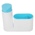 thumbnail image 3 of Multifunctional Washing Sponge Sink Detergent Storage Kit with Durable ABS Material (Blue), 3 of 8