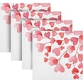 thumbnail image 5 of GZHJMY Bloom Heart Pink Cloth Dinner Napkins Everyday Use 20" × 20" Home Decor 4 Pack, 5 of 7