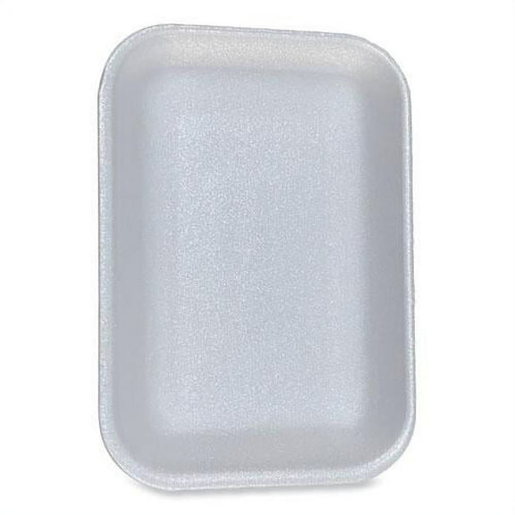 GEN Meat Trays, #2. 8.5 x 6.03 x 1.11, White, 500/Carton