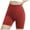 Red, variant on USNSM Women's Soft Stretch Sports Shorts High Waist Tight Comfort Straight Leggings Cotton Soft Breathable Fitness Jogging Shorts Red Free Size