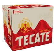 Tecate Original Mexican Lager Beer, 12 Pack, 12 fl oz Bottles