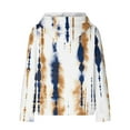 thumbnail image 6 of Women's Funny Tie Dye Hoodies Casual Fall Winter Oversized Hooded Shirts Teen Girls Going Out Street Sweatshirts Pullover Tops, 6 of 6