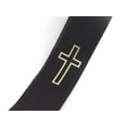thumbnail image 3 of Christian Guitar Strap  Leather  Gold Color Cross  Brown  From Fort Bryan, 3 of 3