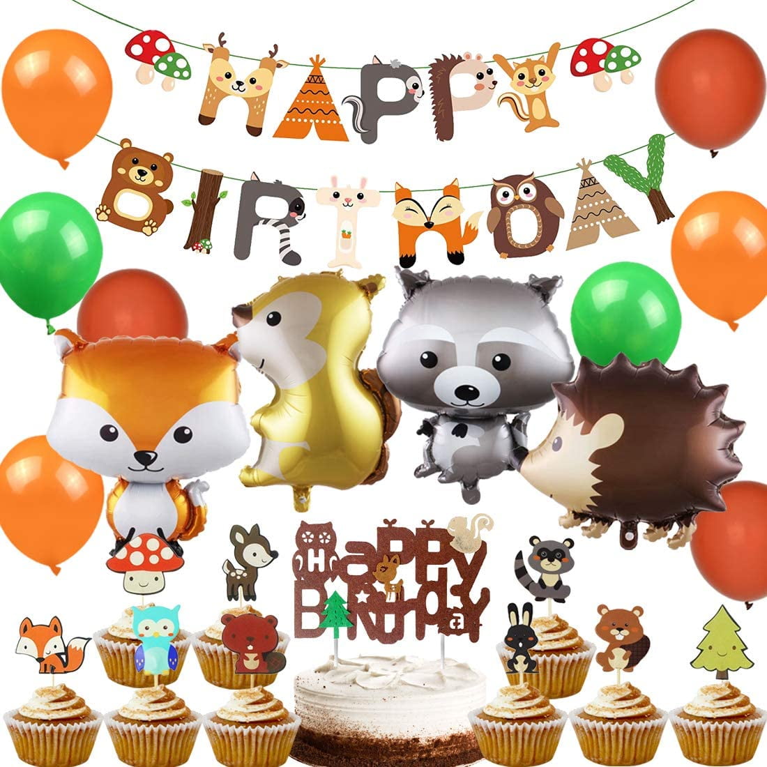 Details about   Premium Paper Cake Topper Cupcake Decor Happy Birthday Banner Favors Tab 