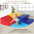 YRLLENSDAN Baby Foam Climbing Blocks for Toddlers, 4 Piece Kids