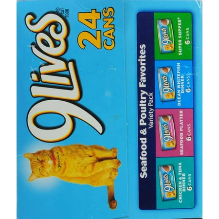 9lives Seafood and Poultry Favorites Variety Pack