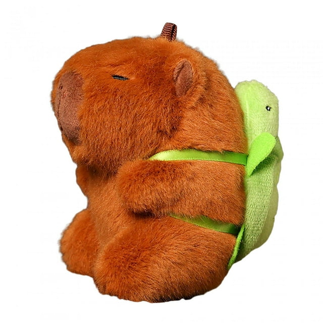 LLavero de felpa de , colgante para bolsa de juguete, llavero con dije, animales de peluche de realistas para niños, niñas, regalos Tortuga