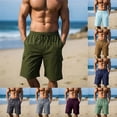 thumbnail image 2 of Kcolen Mens Golf Shorts Men's Baggy Sweat Shorts Relaxed Fit Elastic Waist Streetwear Summer Drawstring Casual Shorts, 2 of 9