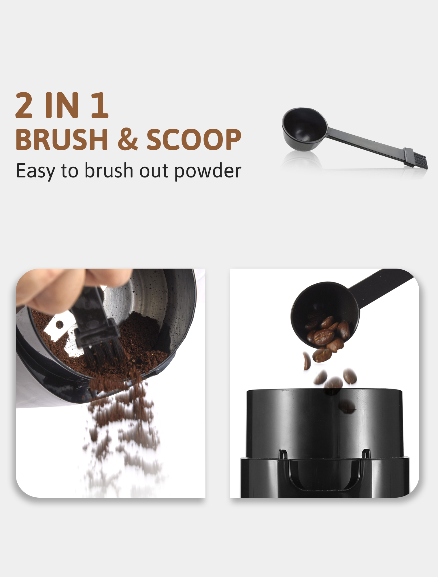 Gevi 12-Cup Electric Coffee Grinder with Burr photo 3