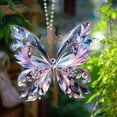 thumbnail image 5 of RuiJiao Crystal Butterfly Acrylic Pendant, Butterfly Hanging Diamond Art Pendant, Special Crystal Acrylic Sun Catcher Ornament, Applies to Car Charm, Window Decoration Gift Item, 5 of 8