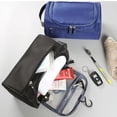 thumbnail image 5 of Neceser de viaje multifunción para artículos de aseo, portátil, colgante, organizador de cosméticos, gran capacidad, impermeable, color negro., 5 of 5