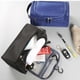 thumbnail image 5 of Neceser de viaje multifunción para artículos de aseo, portátil, colgante, organizador de cosméticos, gran capacidad, impermeable, color negro., 5 of 5
