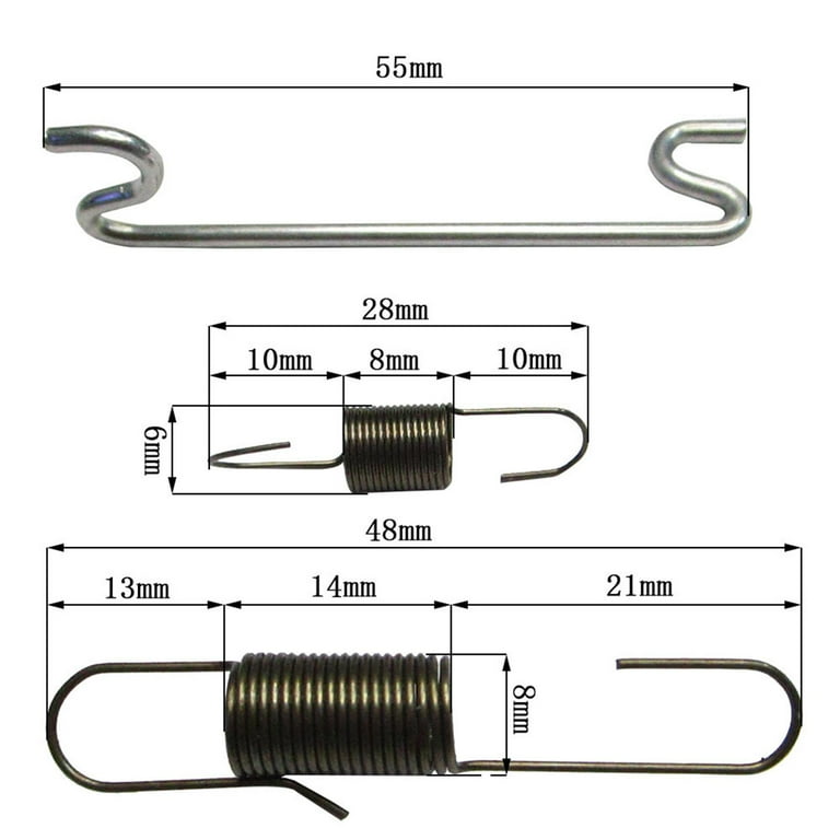 yotijar 3x3x Carburetor Spring Replacement Part Assortment