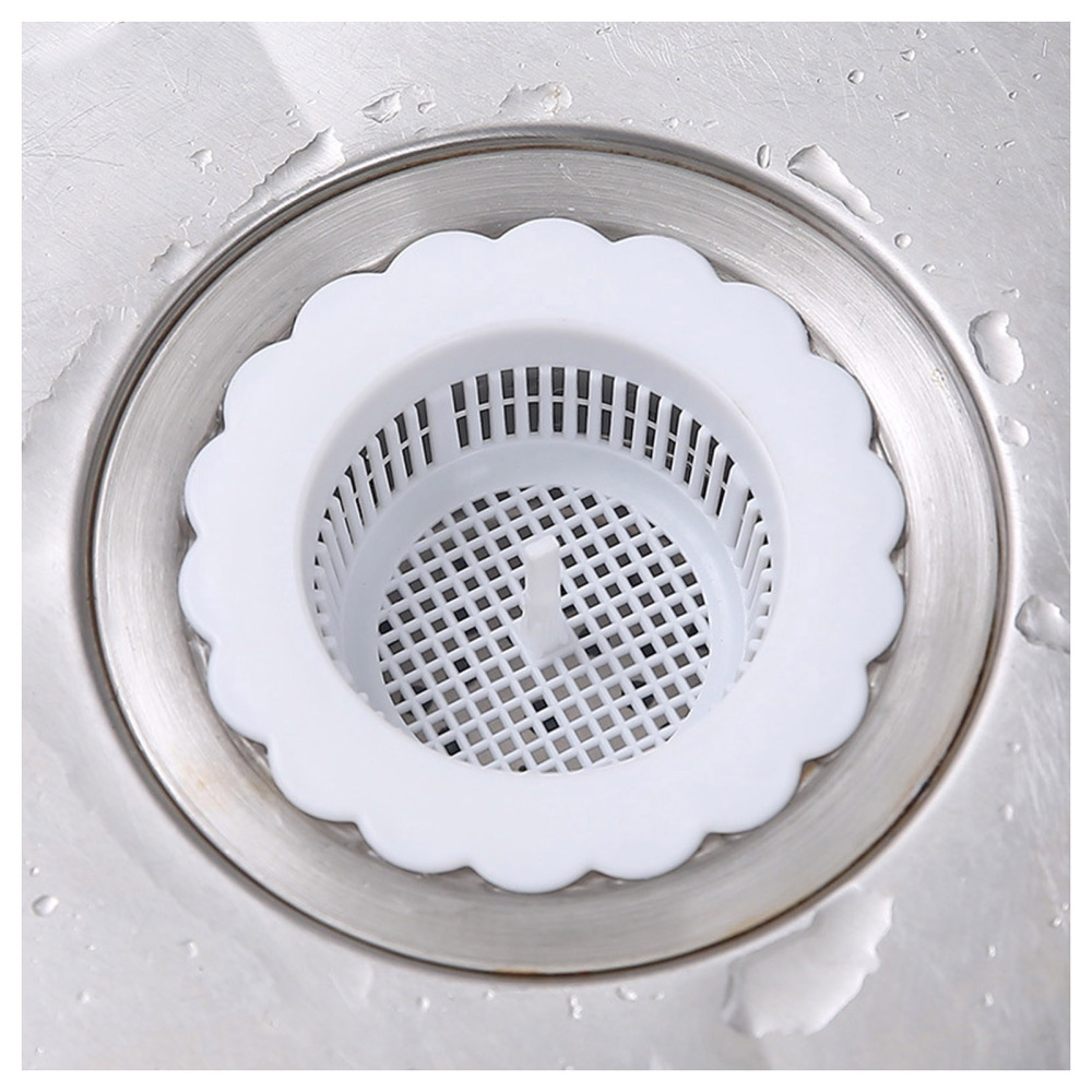 Sink Strainer Basket ClogResistant Drain Filter Rust Free Plastic Kitchen Drains & Strainers