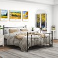 thumbnail image 4 of Mingshanou Metal Platform Bed Frame/12.4" Under Bed Storage/Reinforced Platform/Noise Free/Easy Assembly,Twin WENDONGZH, 4 of 9
