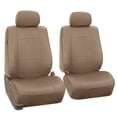 thumbnail image 2 of FH Group Premium PU Leather Seat Covers For Car Truck SUV Van - Full Set, 2 of 6