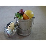 Steve Chen 9313031 Stainless Steel Compost Pails - Medium - 1 Gallon