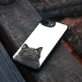 thumbnail image 4 of WIRESTER Shockproof Soft Rubber Cover Case for Apple iPhone 16e 6.1" 2025, Black Bombay Kitten Cat, 4 of 5
