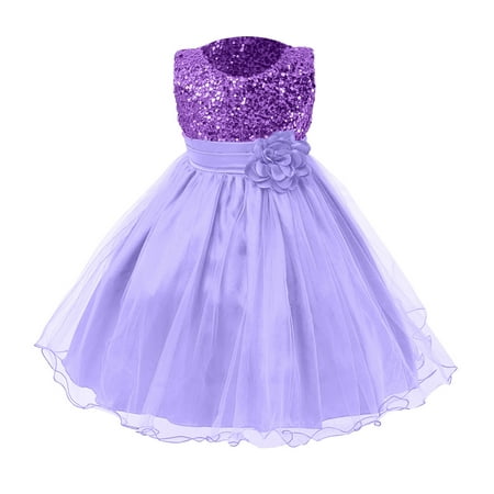 

QWERTYU Infant Baby Toddler Child Children Kids Tulle Tutu Dresses Floral Summer Sundress Sleeveless Bow Dress for Girl 3Y-8Y 130
