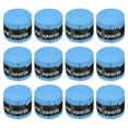 thumbnail image 1 of Unique Bargains 43.3' Round Groove Non-Slip PU Tennis Racket Overgrip Tape Wraps Blue 12 Pack, 1 of 6