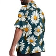 thumbnail image 3 of Daisy Men's Short Sleeve Button Down Hawaiian Beach Printed Casual Shirts, 3 of 6