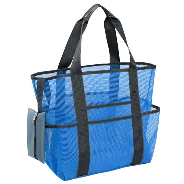 Bolsa de playa de arena azul bolsa de almacenamiento de playa de arena de red de malla de lavado de aguas termales para aguas termales de playa de arena Fugacal Otros