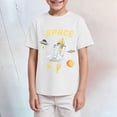 thumbnail image 2 of TOWED22 Cotton Shirt for 2-6T Boys Truck Dinosaur Toddler Kids T-Shirt Short Sleeve Excavator Construction T-Rex Tee Shirts(White,7-8 Y), 2 of 4