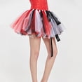 thumbnail image 3 of Womens Dresses Clearance Women Gauze High Waist Rainbow Fold Short Skirt Layered Tutu Dancing Skirt, 3 of 6