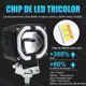 thumbnail image 3 of Par Faros De Lupa 120w Luz Spot Doble Color Para Auto Moto, 3 of 7