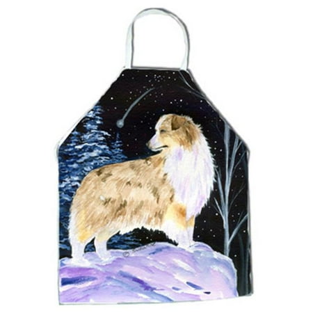 

Starry Night Australian Shepherd Apron - 27 x 31 in.