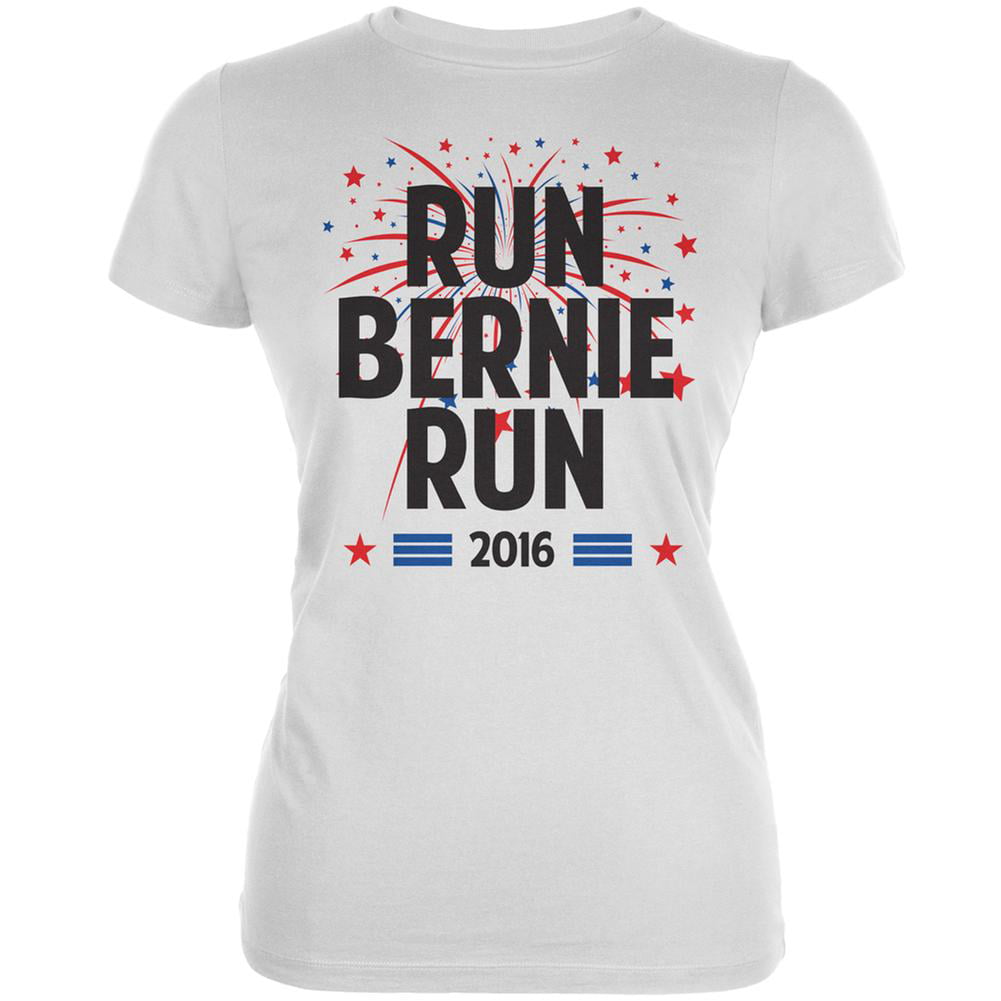 Election 2016 My Spirit Animal Bernie Sanders White Juniors Soft T-Shirt