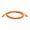 Orange, variant on Minimalist Handmade Snake Knot Craft Braided Rope Bracelet For Men Women-Light Blue
