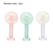 1 Pc Portable Fan USB Rechargeable Desktop Device Air Cooler For Outdoor And Travel 3 Color Optional