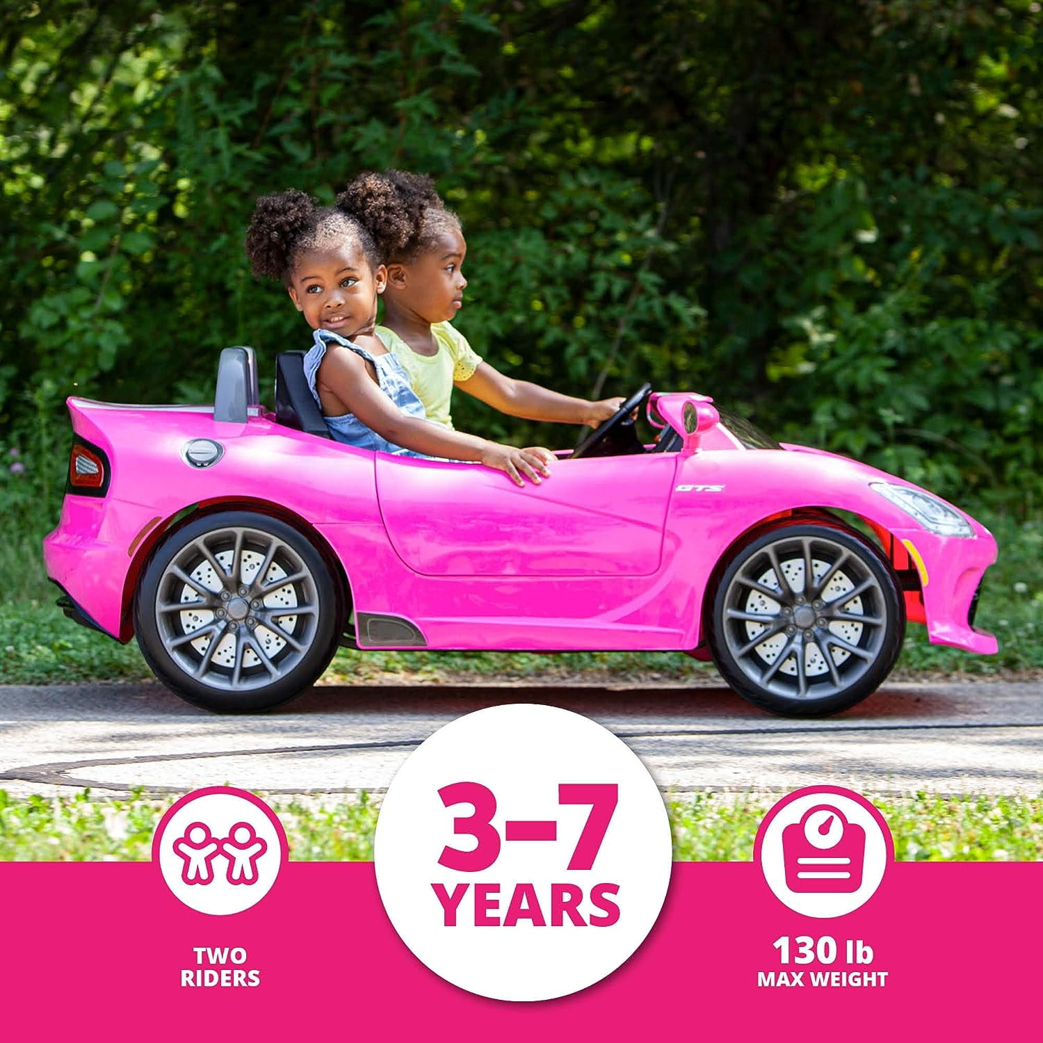 Kid Trax Dodge Viper SRT Convertible Toddler Ride On Toy Ages 3