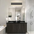 thumbnail image 2 of Aipsun 20W/24in Rectangular LED Black Modern Wall Sconce Horizontal Up and Down Wall Mount Light for Indoor Vanity Bar Light Bedroom Living Room Bathroom Home Lighting Fixtures (Warm White 3000K), 2 of 5