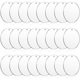thumbnail image 1 of 24 piezas de llaveros acrílicos en blanco de 3 pulgadas, adornos de disco transparente en blanco con agujeros, discos circulares para llaveros de bricolaje, 1 of 5