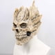thumbnail image 4 of Sombrero de calavera de Halloween, cubierta de cabeza completa de látex transpirable, esqueleto, disfraz de Guerrero aterrador, accesorios, accesorio de Cosplay JAMW Sencillez, 4 of 5