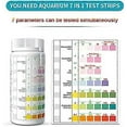 thumbnail image 4 of 100 Pcs Bandelettes de Test PH pour Aquarium 7 en 1 Kit de Test pour Réservoir de Poissons Kit de Bandelettes de Test pour Spa Bandelettes de Test pour Aquariums Tropical/froid, 4 of 5