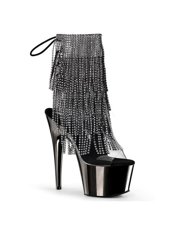 ADO1017RSF/C-B/PWCH Pleaser Platforms Ankle/Mid-Calf Boots Size: 8 ADO1017RSF/C-B/PWCH Pleaser Platforms Ankle/Mid-Calf Boots Size: 8
