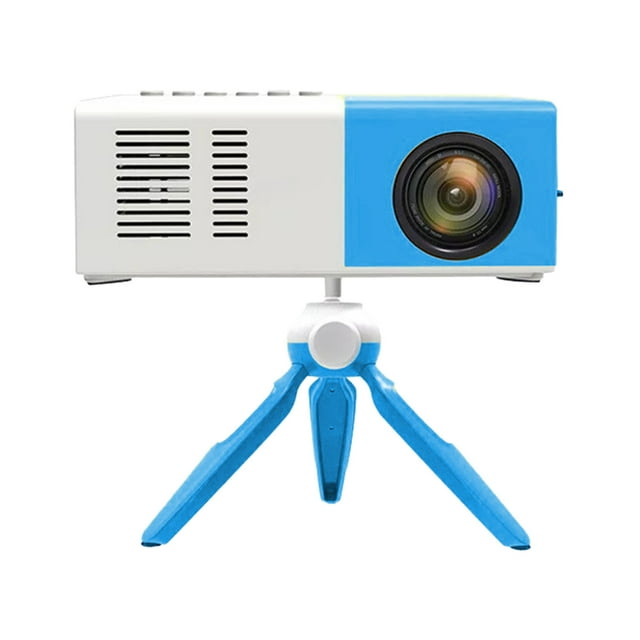 Carte Cadeau Merci, Mini Projecteur Led Haute Définition Portable pour la Maison, Machine Cadeau Parent-Enfant, Supporte le Décodage 1080P, Prend en Charge la Carte U-Disk Trans-Flash et le Câble Av